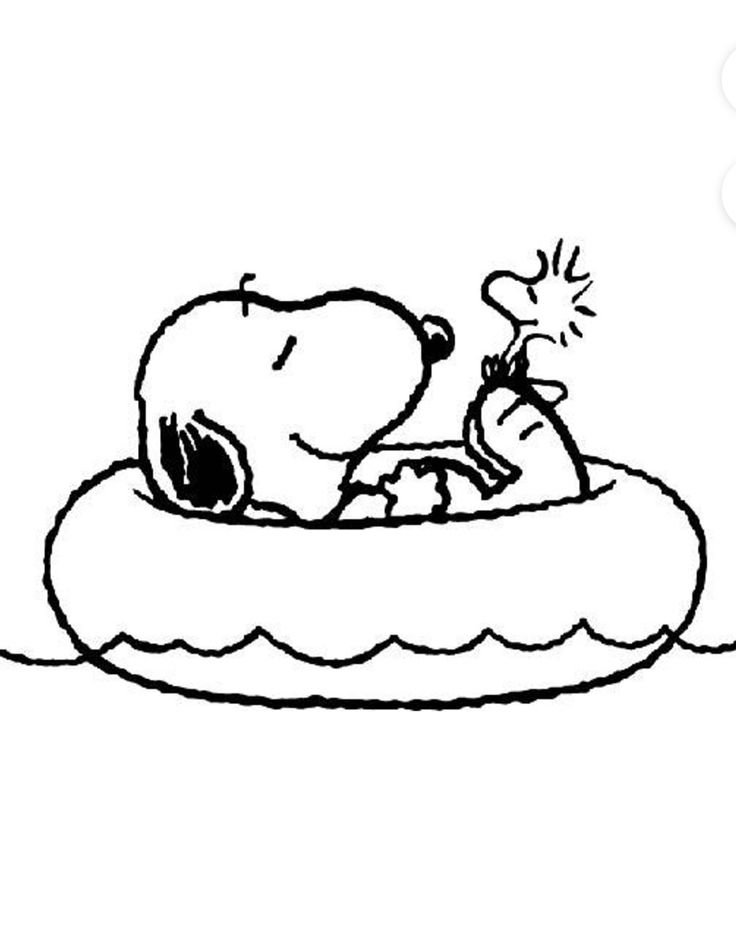 Snoopy PFP Black and White