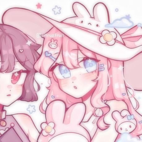 Cute My Melody and Kuromi PFP