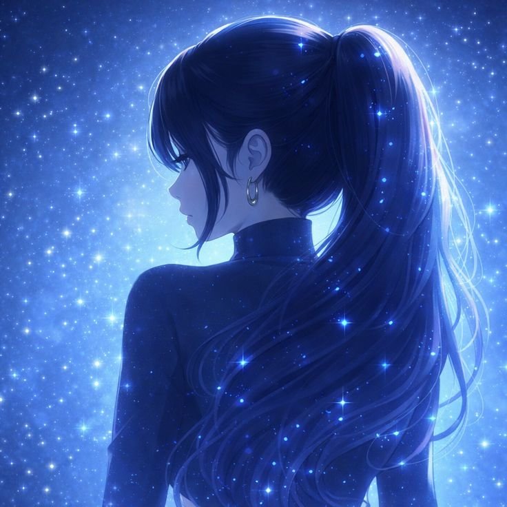 Blue PFP Girl