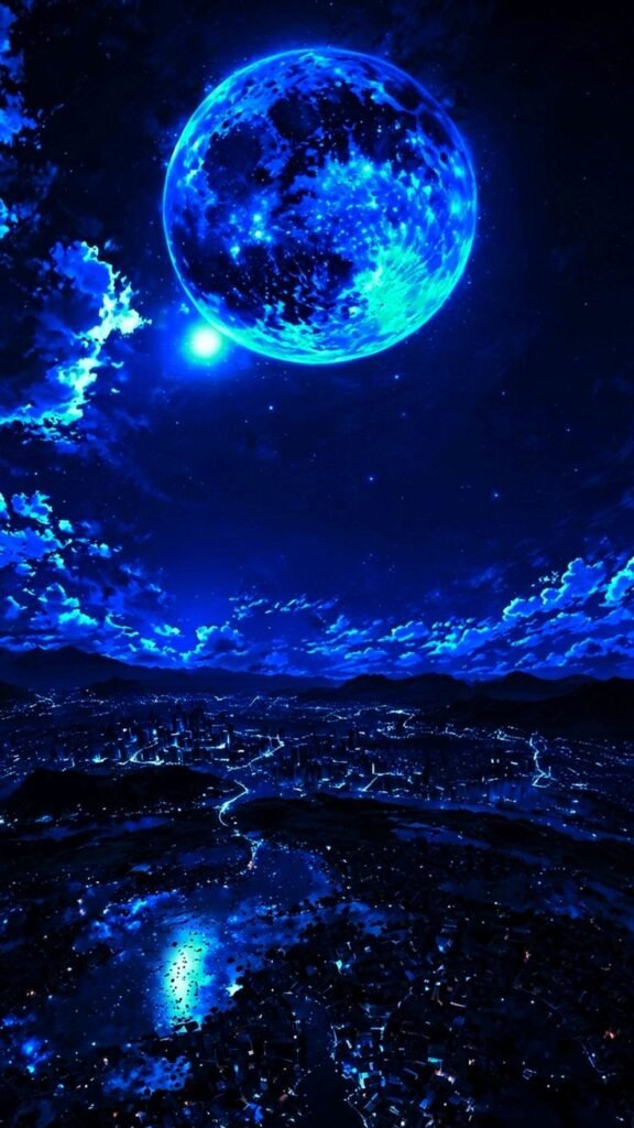 Blue PFP Background
