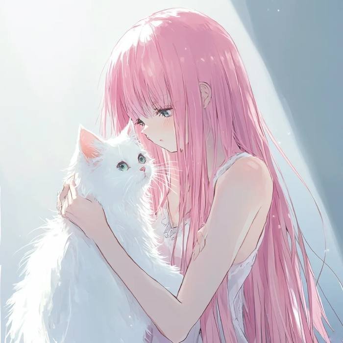 Aesthetic Minimal Pink PFP