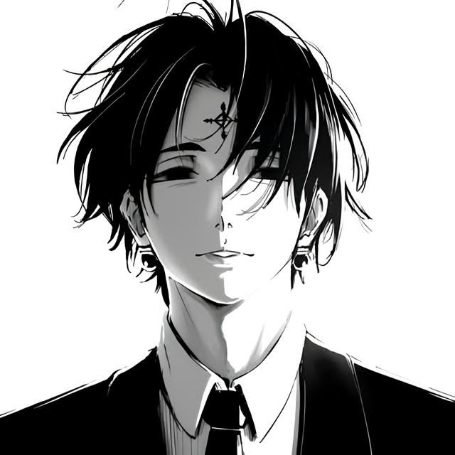 Chrollo PFP Black And White