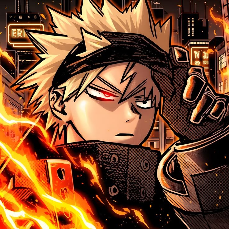 Bakugo PFP Manga Colored