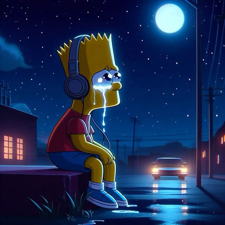 Bart Simpson Depressed PFP