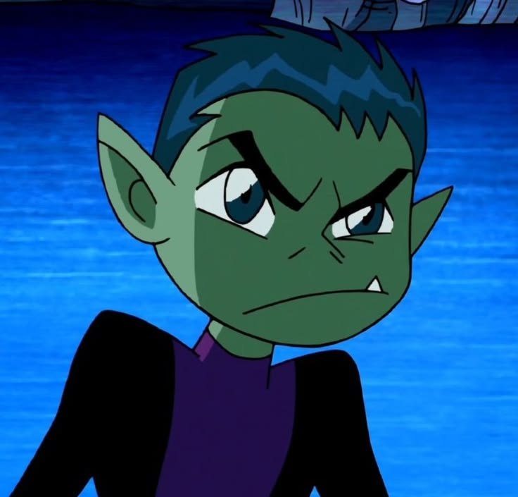 Beast Boy PFP Angry