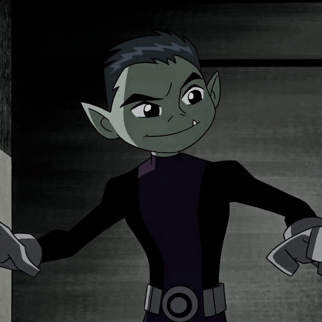 Beast Boy PFP Black And White