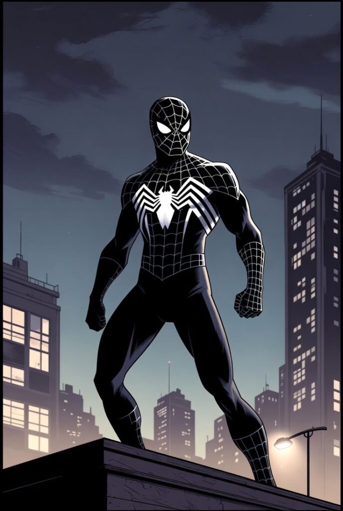 Black Spider Man PFP