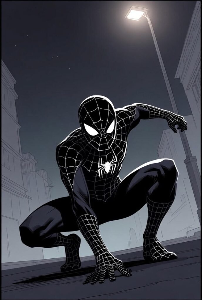 Black Spider Man PFP