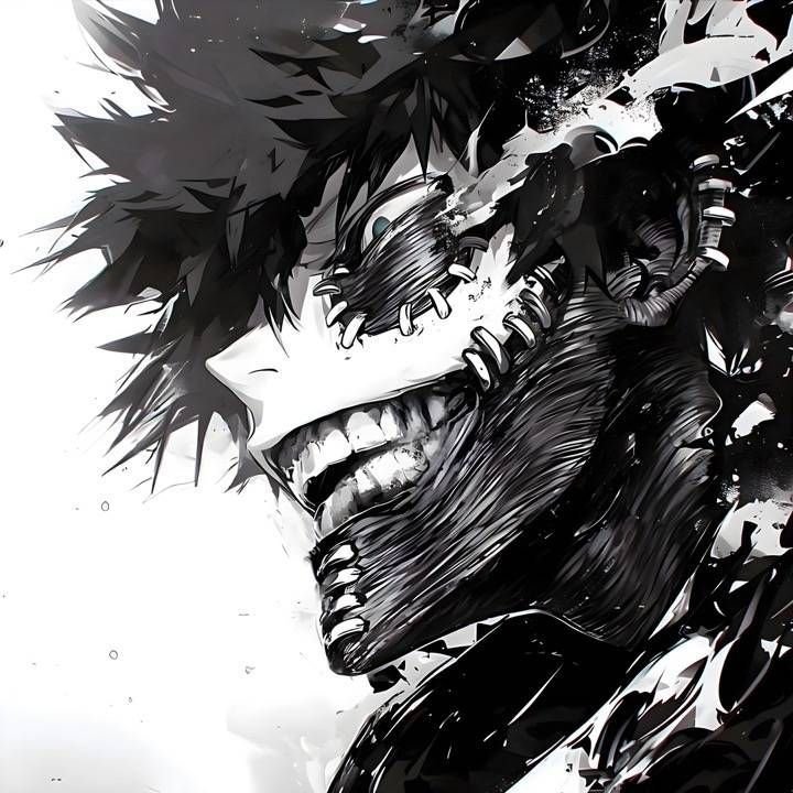 Dabi PFP Black And White