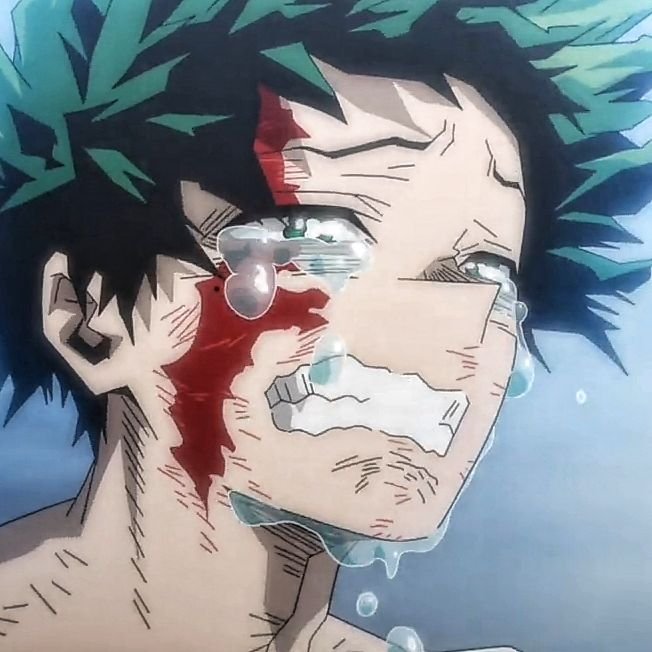 Deku PFP Crying