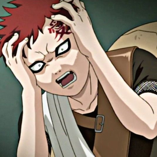Gaara PFP Angry