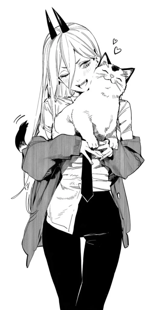 Hot Anime Girl PFP Black And White