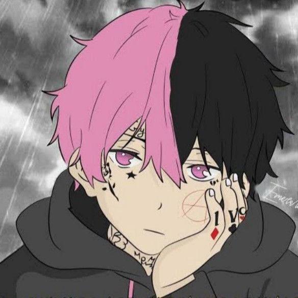 Lil Peep PFP Anime