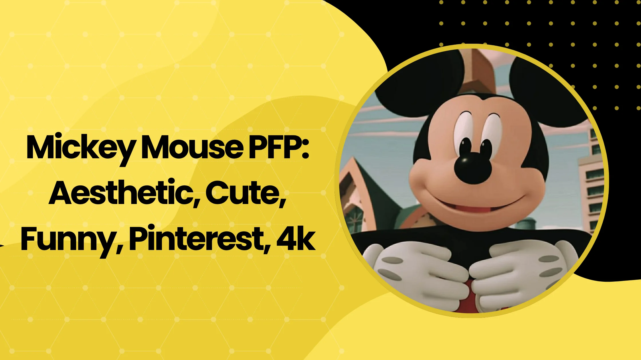Mickey Mouse PFP