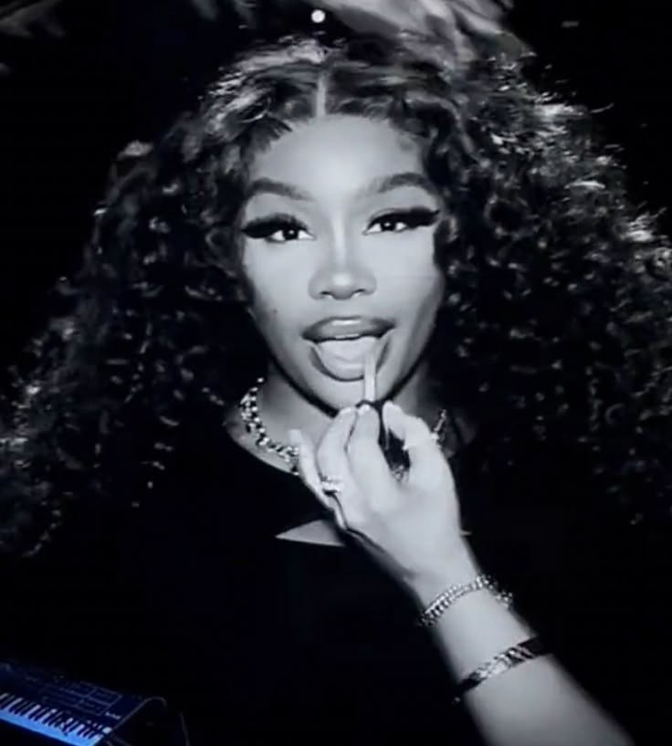 SZA PFP Black And White