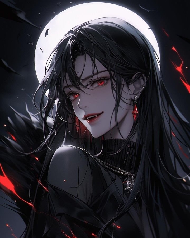 Vampire PFP Girl