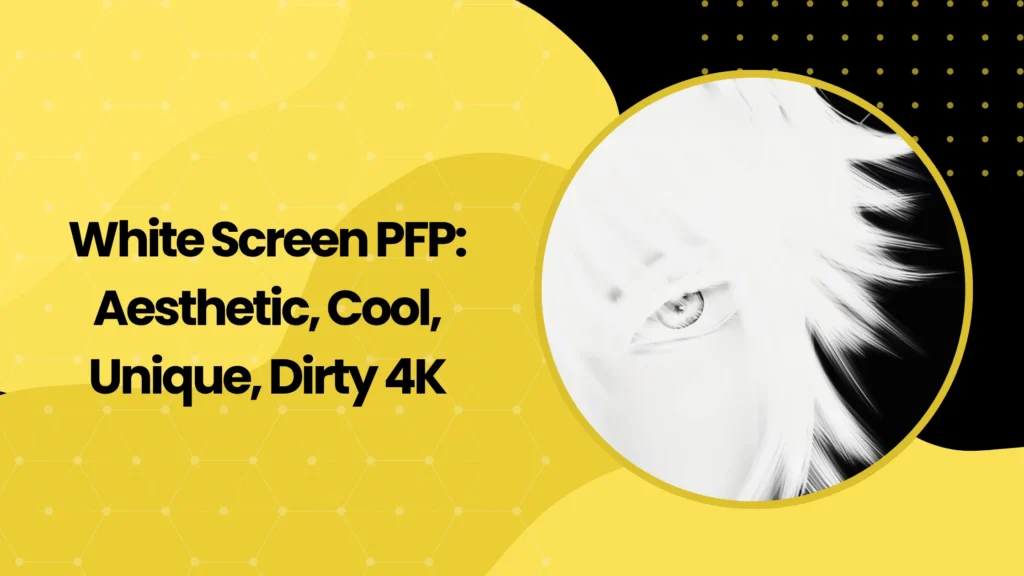 White Screen PFP