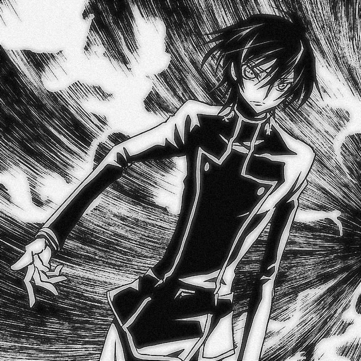 Lelouch PFP Black And White